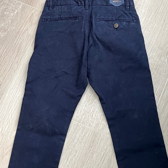scotch and soda navy blue little boys pants size 4 - Picture 2 of 5